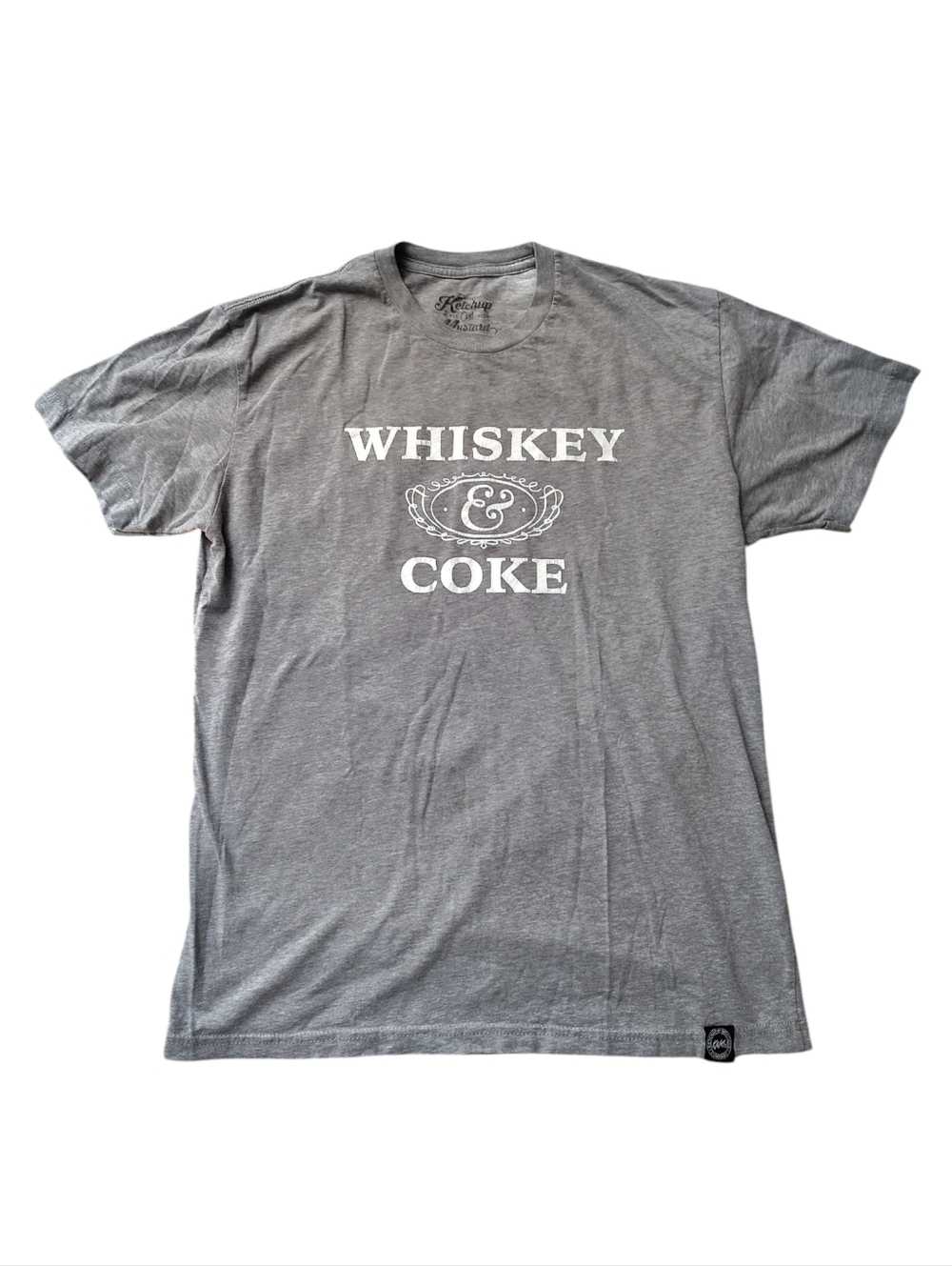 Ketchup And Mustard Whiskey & Coke Women's Graphic Tee - Gray